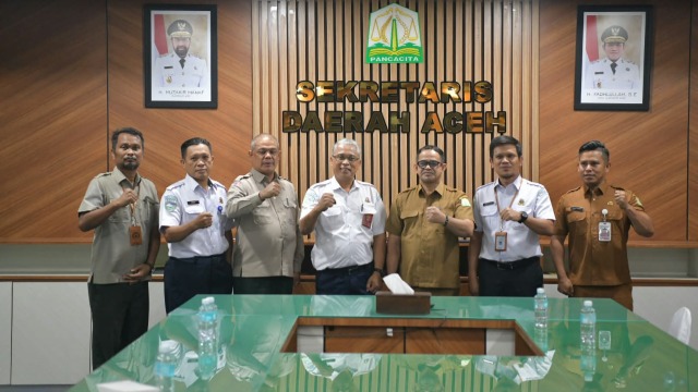Plt. Sekda Aceh Perkuat Sinergi dengan BMKG untuk Kesiapsiagaan Bencana