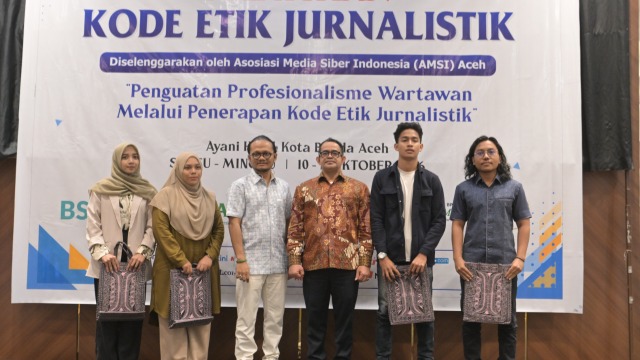 Plt. Sekda Aceh Buka Pelatihan Kode Etik Jurnalistik AMSI