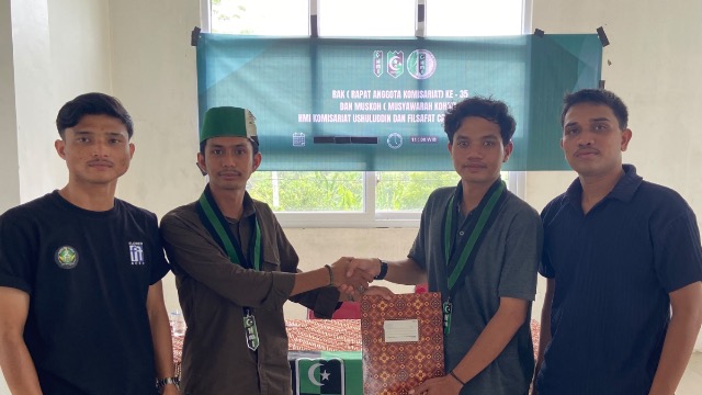 MJ Thabari Terpilih Pimpin HMI Komisariat Ushuluddin dan Filsafat UIN Ar-Raniry Periode 2026–2027.