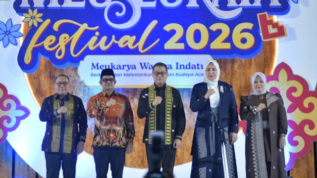 Pj. Sekda Aceh Hadiri Pembukaan Meuseuraya Festival 2026