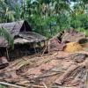 Angin Kencang di Simeulue, Robohkan Bangunan Usaha Milik Warga